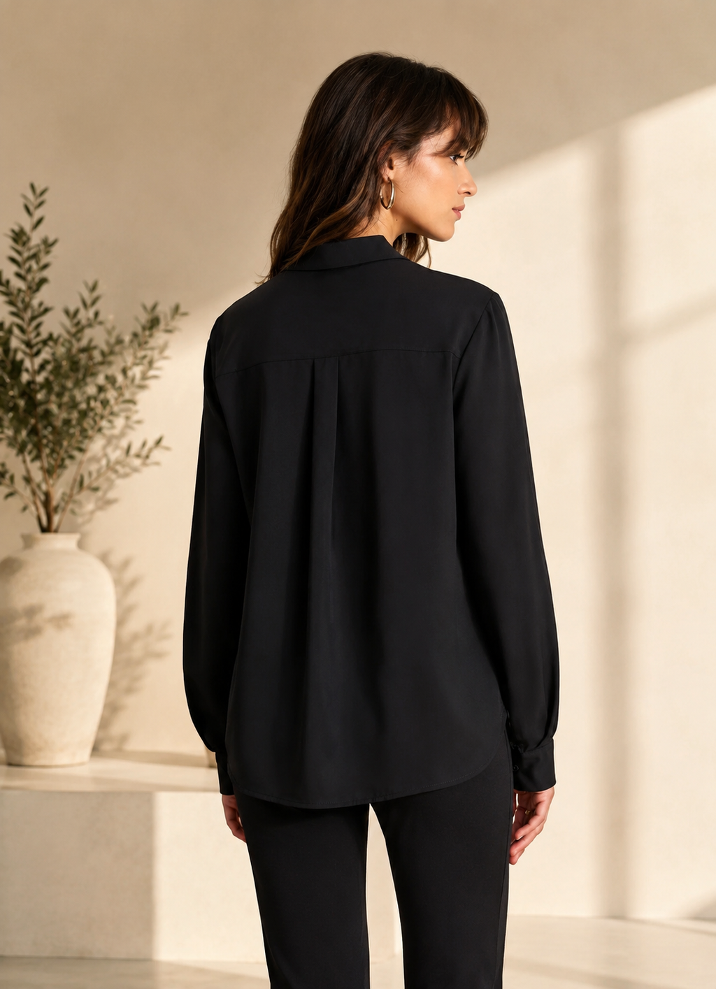 Camisa clasica de color liso