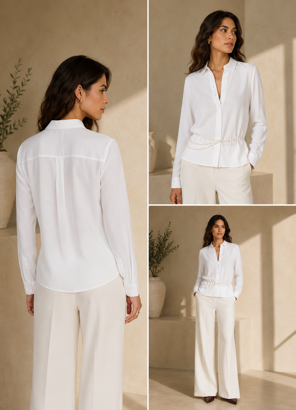 Camisa clasica de color liso