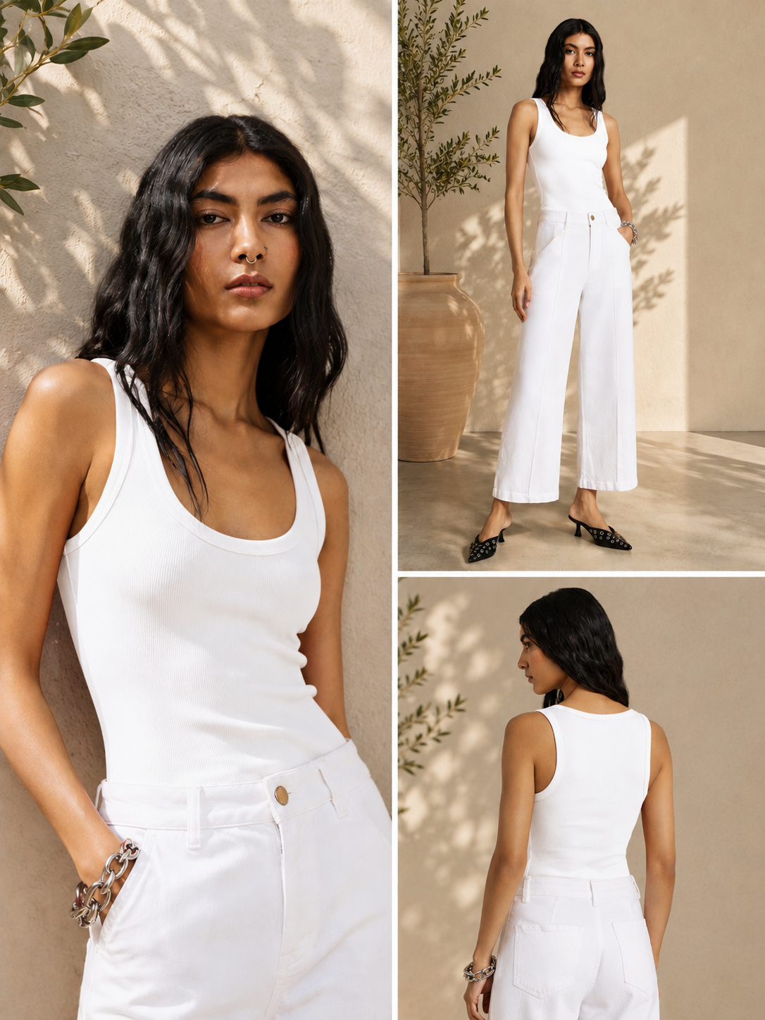 Top con escote amplio