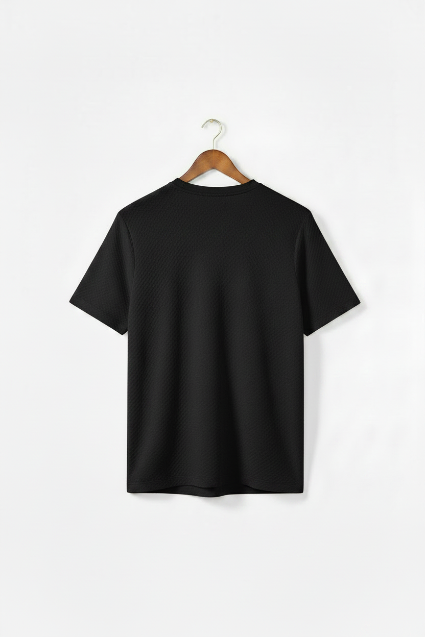 Camiseta negra trasera